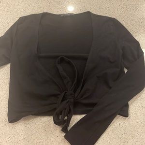 Brandy melville front tie long sleeve